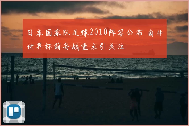 日本国家队足球2010阵容公布 南非世界杯前备战重点引关注