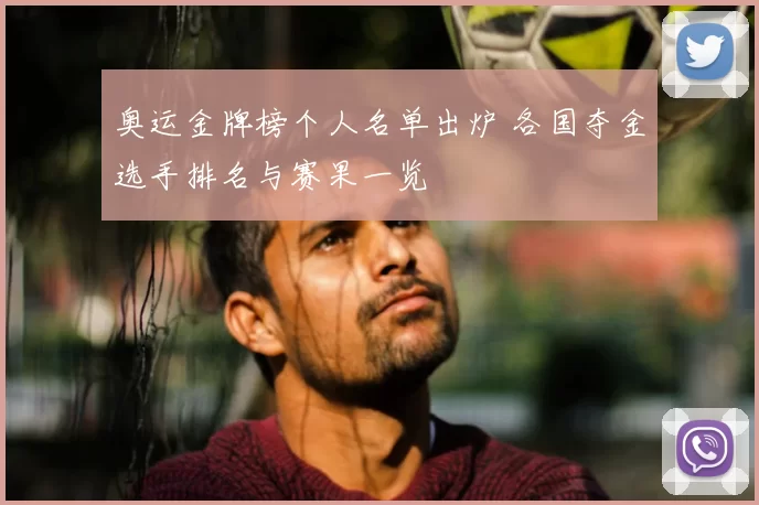 奥运金牌榜个人名单出炉 各国夺金选手排名与赛果一览